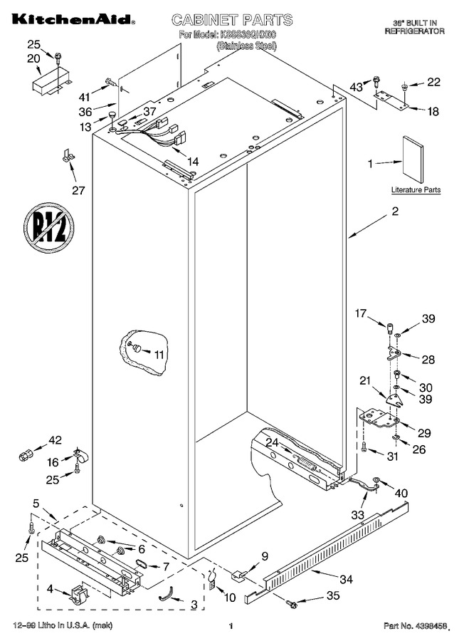 Diagram for KSSS36QHX00