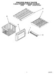 Diagram for 03 - Freezer Shelf Parts