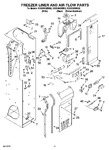 Diagram for 08 - Freezer Liner And Air Flow Parts