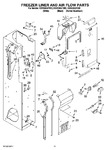 Diagram for 08 - Freezer Liner And Air Flow Parts