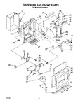 Diagram for 13 - Dispenser And Front