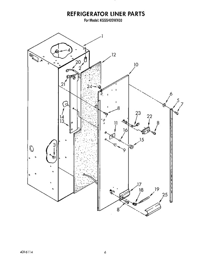 Diagram for KSSS42DWX00