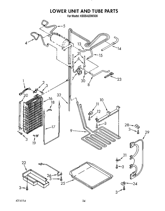 Diagram for KSSS42DWX00