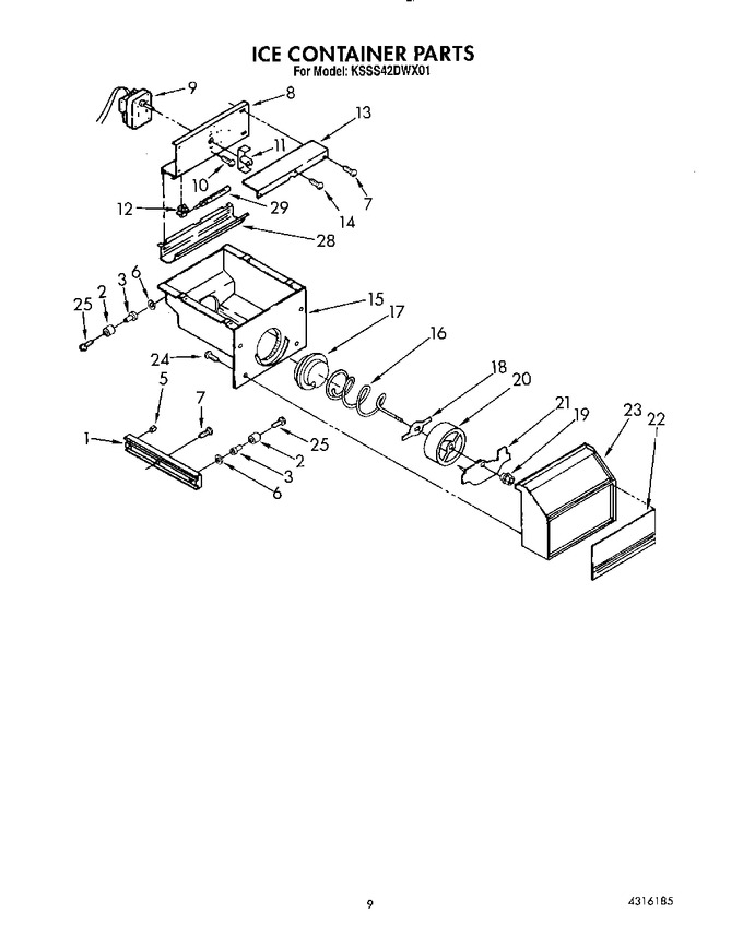 Diagram for KSSS42DWX01