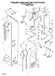 Diagram for 08 - Freezer Liner And Air Flow Parts