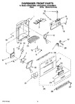 Diagram for 12 - Dispenser And Front Parts