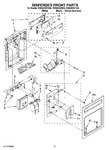 Diagram for 12 - Dispenser Front Parts