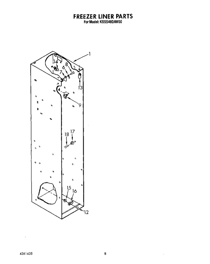 Diagram for KSSS48DAW00