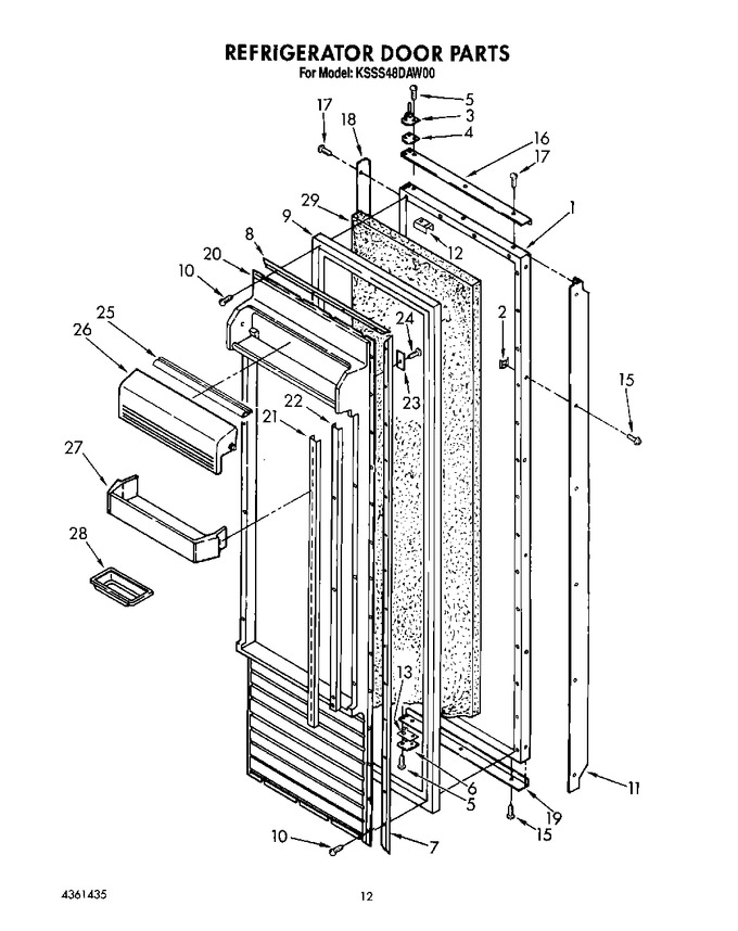 Diagram for KSSS48DAW00