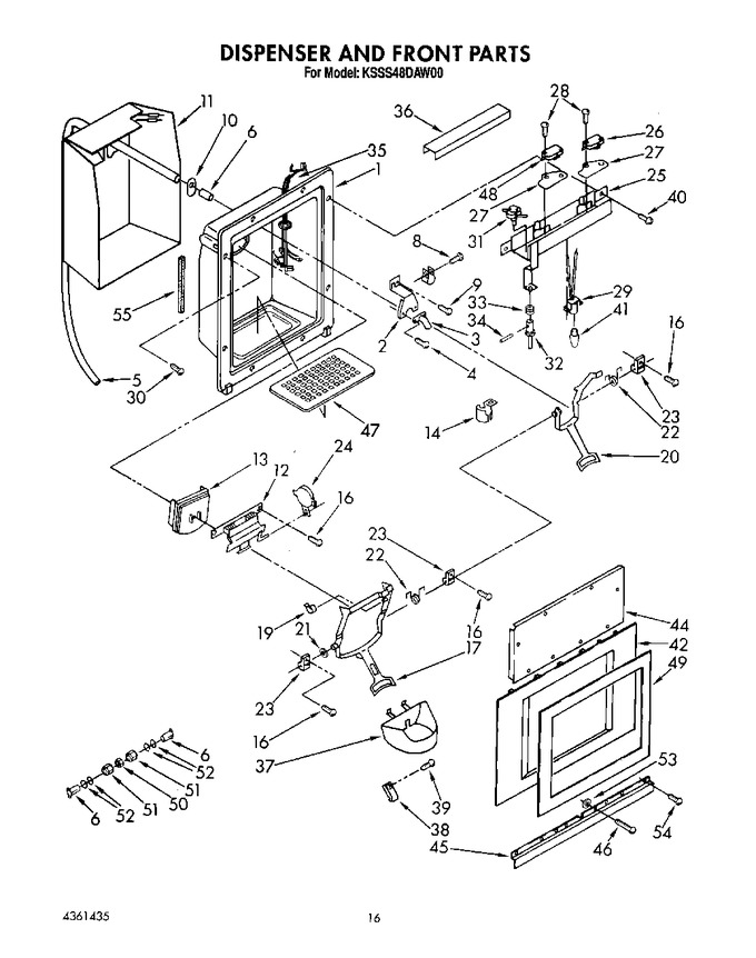 Diagram for KSSS48DAW00