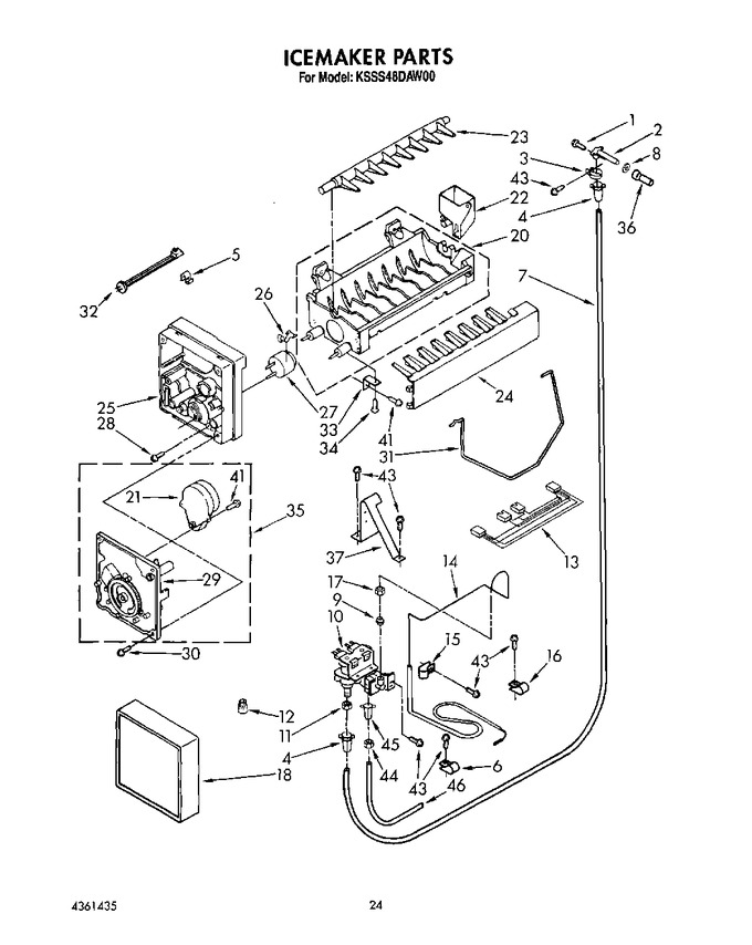 Diagram for KSSS48DAW00