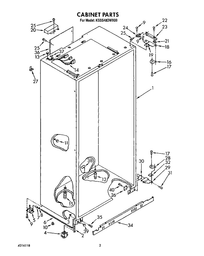 Diagram for KSSS48DWX00