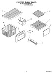 Diagram for 03 - Freezer Shelf Parts