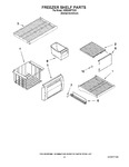 Diagram for 03 - Freezer Shelf Parts