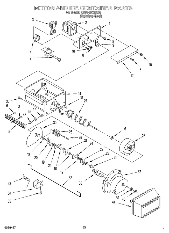 Diagram for KSSS48QHX00