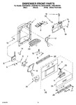 Diagram for 12 - Dispenser And Front Parts