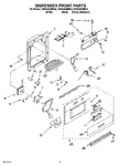 Diagram for 12 - Dispenser And Front Parts