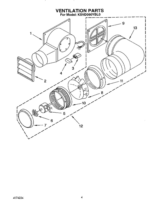 Diagram for KSVD060YWH0