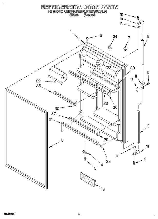 Diagram for KTHD18KDWH00