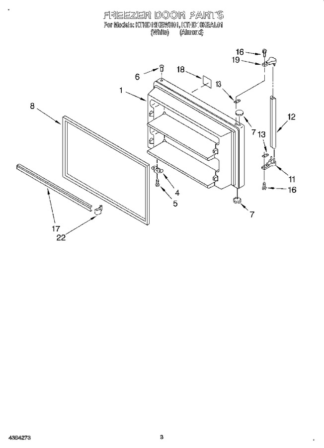 Diagram for KTHD18KEWH01