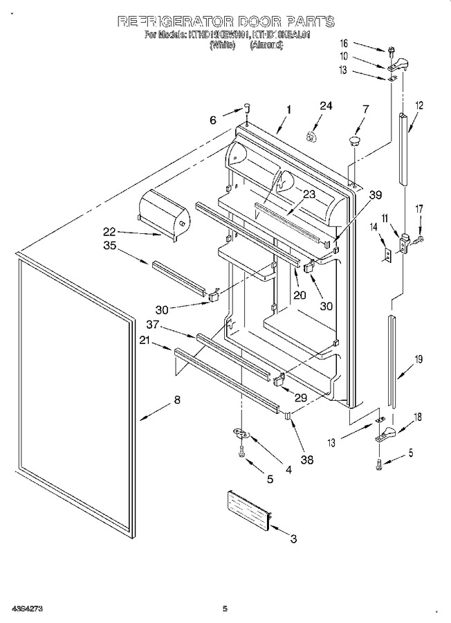 Diagram for KTHD18KEWH01