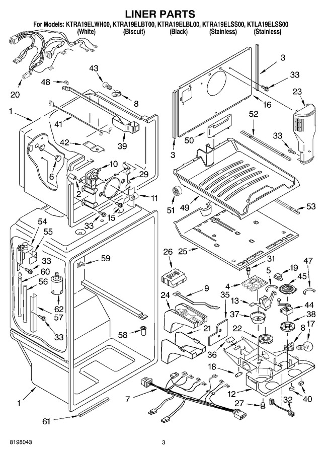 Diagram for KTRA19ELWH00