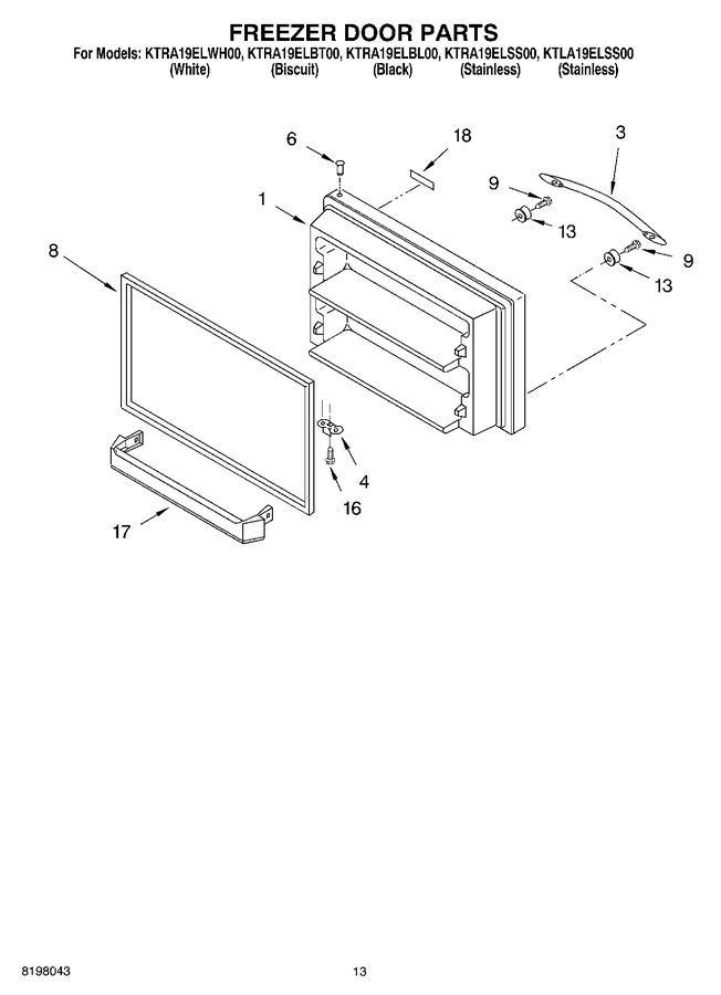 Diagram for KTRA19ELBT00