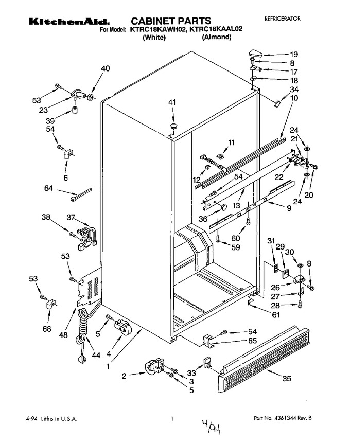 Diagram for KTRC18KAWH02