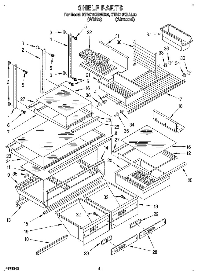 Diagram for KTRC18KBWH00