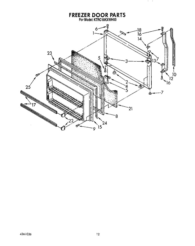 Diagram for KTRC18KXWH00