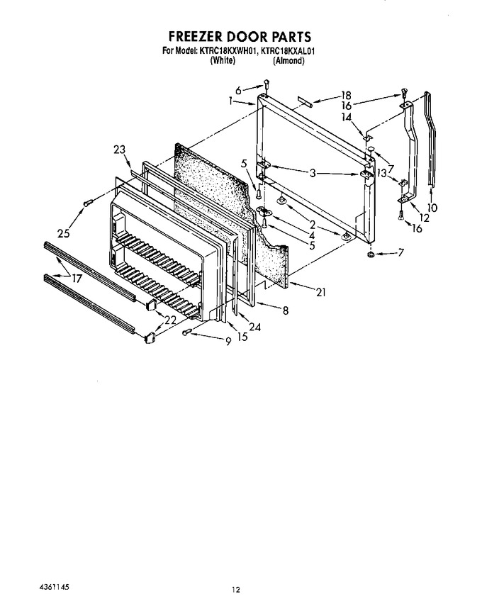 Diagram for KTRC18KXWH01