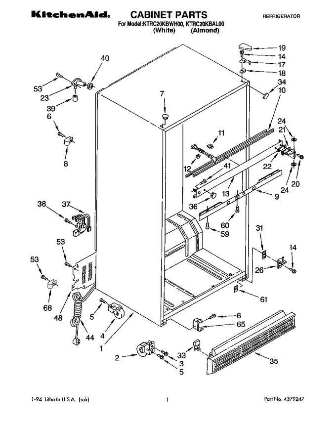 Diagram for KTRC20KBAL00