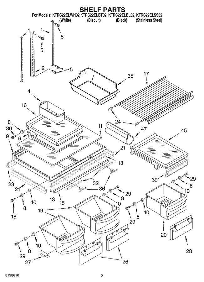 Diagram for KTRC22ELWH02