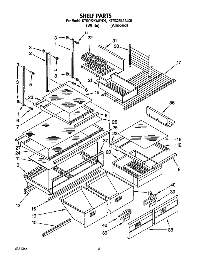 Diagram for KTRC22KAWH00