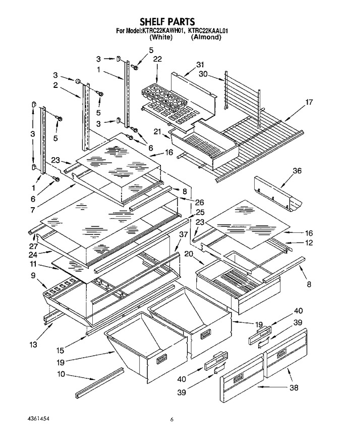 Diagram for KTRC22KAWH01