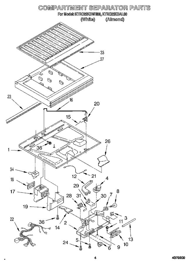 Diagram for KTRC22KBWH00