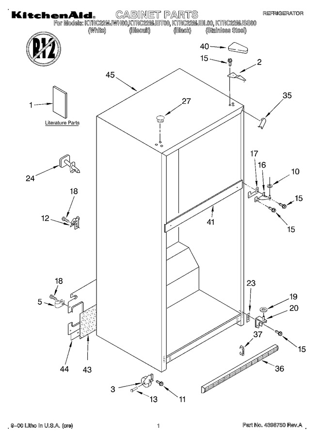 Diagram for KTRC22MJBL00