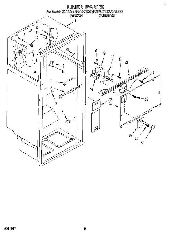 Diagram for KTRD18KAAL00