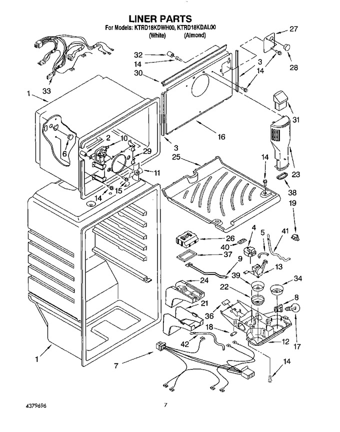 Diagram for KTRD18KDWH00