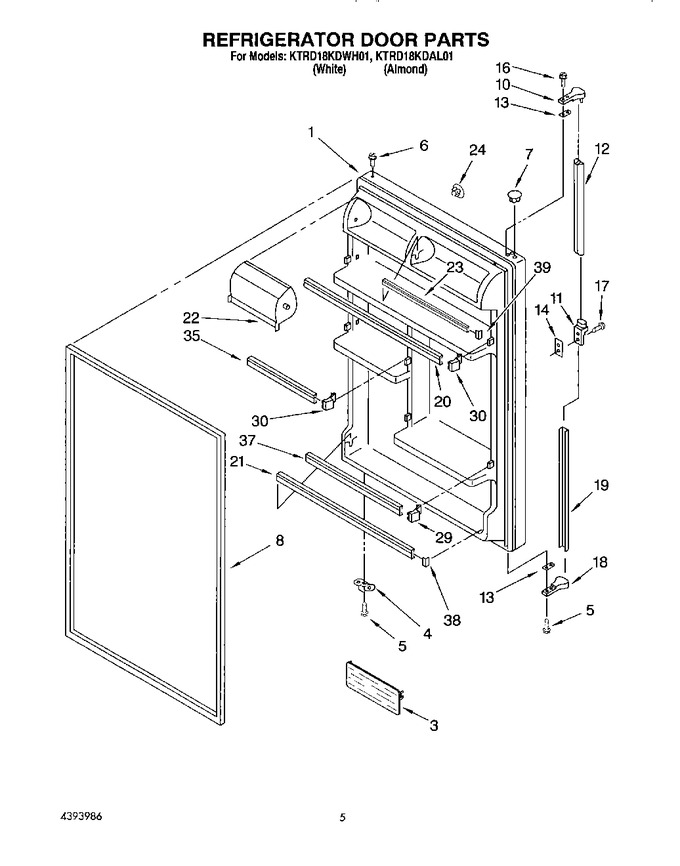 Diagram for KTRD18KDWH01