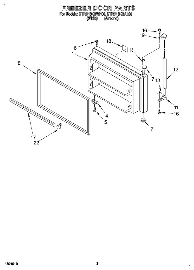 Diagram for KTRD18KDWH03