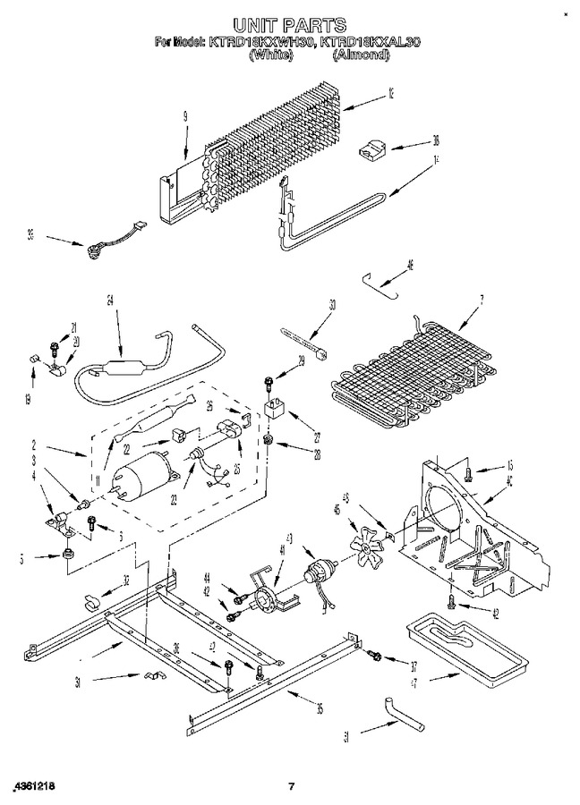 Diagram for KTRD18KXWH30