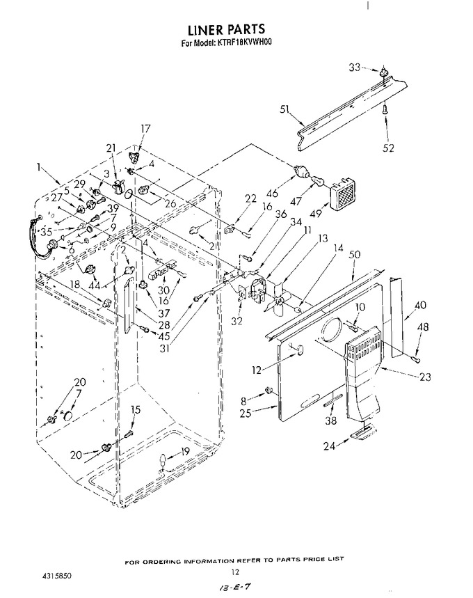 Diagram for KTRF18KVWH00