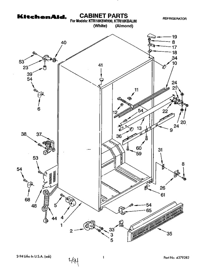 Diagram for KTRI18KBWH00