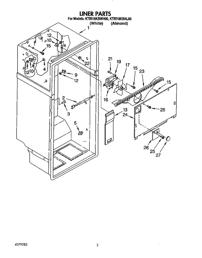 Diagram for KTRI18KBWH00