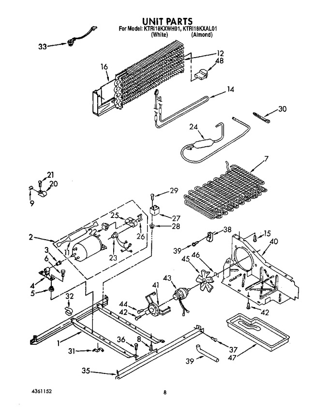 Diagram for KTRI18KXWH01