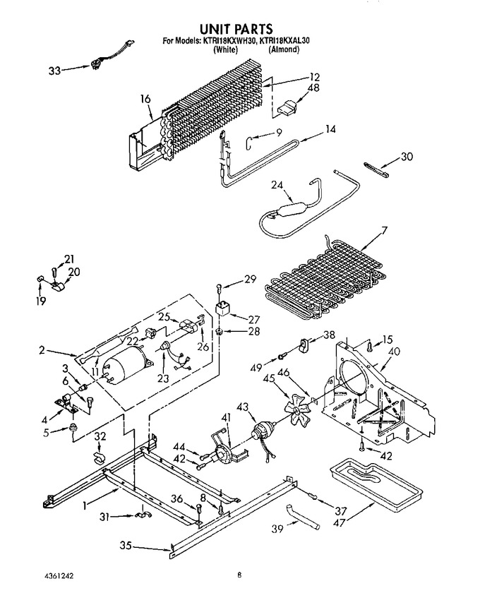 Diagram for KTRI18KXWH30