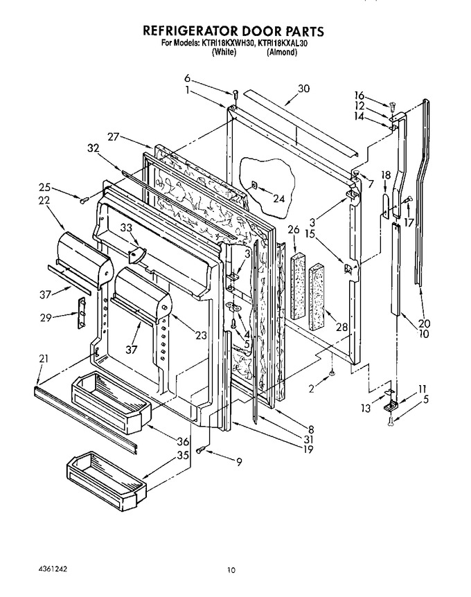 Diagram for KTRI18KXWH30