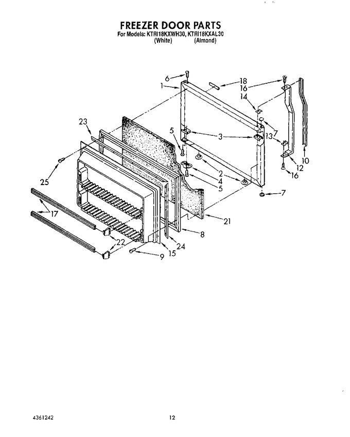 Diagram for KTRI18KXWH30