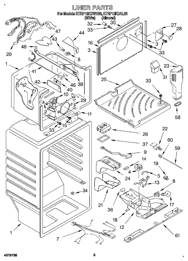 Diagram for KTRP18KDWH00